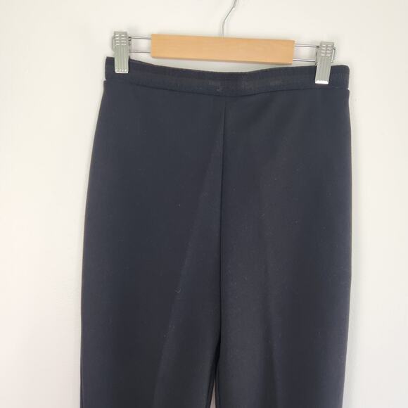 60s Slit Capris Pants Mr Dino Black & White Elastic 10 - Picture 6 of 10